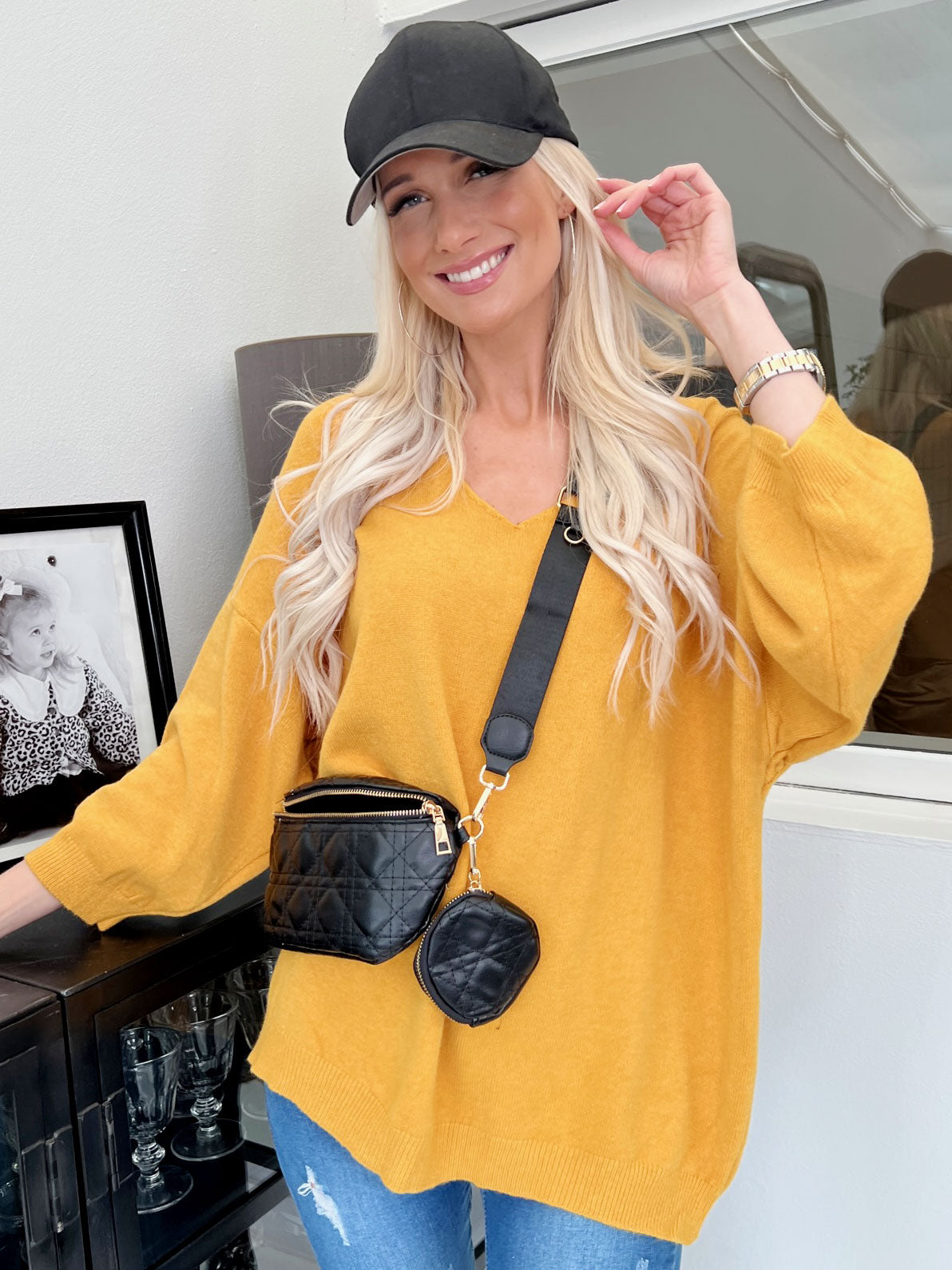 Esther - Stickad i överdimensionerad look